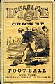 Image 10Cricket and Foot-Ball, one of the earliest books about association football, published by Beadle & Co. in New York in 1866. It contained the rules and laws of the game (from History of association football)