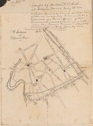 Plan du 9e secteur, bastions 86 à 94 de l'enceinte de Thiers.