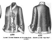 San Toy (#4777), the Ladies' Chinese dressing or lounging sack, a design published in 1901 in The Delineator, Volume 57, p. 210