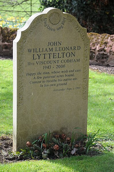 File:Gravestone of 11th Viscount Cobham - geograph.org.uk - 5730228.jpg