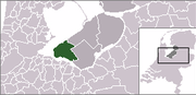 Location of Almere