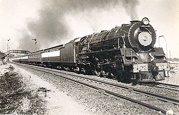 No. 854 met die Union Limited naby Roodepoort, c. 1936