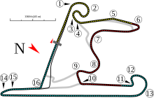 Tracé de la course