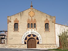 Sindicat agrícola d'Alió, vista frontal