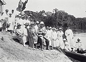 Black and White photo of Hepburn's grandfather when he was governor of Dutch Guiana.