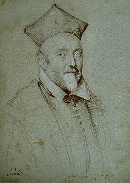 Francesco Maria Del Monte, prent door Ottavio Leoni