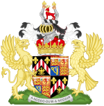 Description de l'image Coat of Arms of David, Earl of Snowdon.svg.