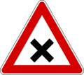 Crossroads with priority to the right