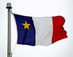 Le drapeau de l'Acadie.