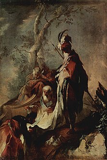 Philippe l'Apôtre baptise un eunuque (autour de 1750) Musée de l'Ermitage