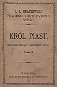 Józef Ignacy Kraszewski Król Piast