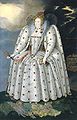 O Ditchley Portrait de Elizabeth por Marcus Gheeraerts, o Jovem, 1592