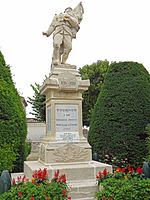 Le Poilu mourant en défendant le Drapeau (monument aux morts)[50]