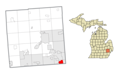 Location within Oakland County