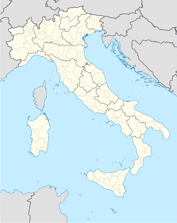 Carte des aéroports en Italie