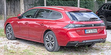 Peugeot 508 B SW - left rear view