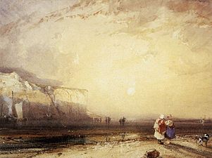 Coucher de soleil dans le Pays de Caux Richard Parkes Bonington (1828) Londres, Wallace Collection