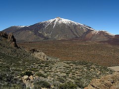 Teide (3.718 metro), Tenerife, Espainiako mendirik garaiena