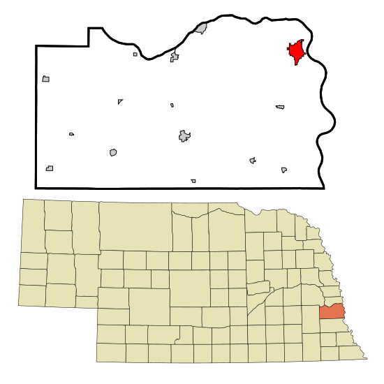 File:Cass County Nebraska Incorporated and Unincorporated areas Plattsmouth Highlighted.svg