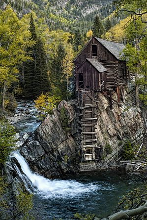 The Crystal Mill, an 1893 power plant in Colorado, United States Photograph: Joe Sparks