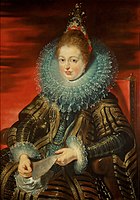 Infanta Isabella Clara Eugenia (1566 – 1633), 1615. Kunsthistorisches Museum, Виена