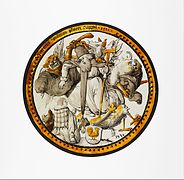 Roundel with the Temptation of Saint Anthony MET DP360461.jpg