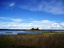 Vy över Hemfjärden från Örebro