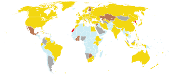 Map displaying countries that won medals during 2020 Summer Olympics