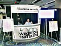 Wikipediaren stand bat, 2011ko jarduera batean AEBetan.