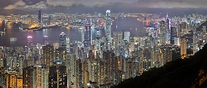 Hong Kong Night Skyline