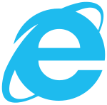 Logo used for Internet Explorer in Modern IE 10-11 and Microsoft's website