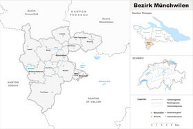 Localisation de District de Münchwilen