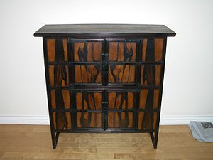 An example of persimmon wood furniture