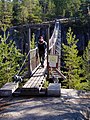 Pont suspendu de Lapinsalmei.