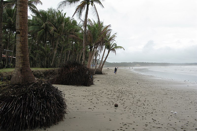 File:The beach in stormy weather, Gubat, Philippines.jpg