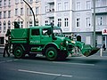 BE Sonderfahrzeug Unimog in alter grüner Farbgebung