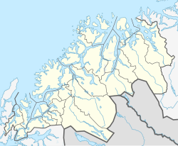 Soløy is located in Troms