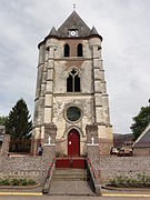 La tour de l'église Saint-Rémy.