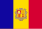 Flags from top left to bottom right:Chad, Romania, Andorra and Moldova