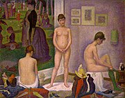 Models (Les Poseuses), 1886–1888, Barnes Foundation, Philadelphia