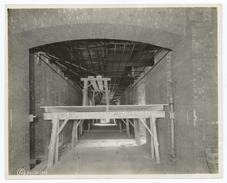 File:Interior work - structural framework of the ceiling of hallway, showing part of the ventilation system (NYPL b11524053-489666).tiff