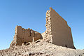 Qasr el-Geb: Ostseite des Burgus