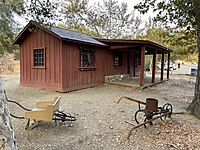 The restored Walker Cabin