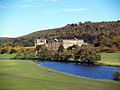 Image 74One of the UK's many stately homes, Chatsworth House in Derbyshire, surrounded by an English garden. The house is one of the settings of Jane Austen's novel Pride and Prejudice. (from Culture of the United Kingdom)