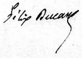 signature de Pierre Félix Ducasse