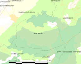 Montendry - Localizazion