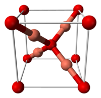 Kristalstructuur van koper(I)oxide