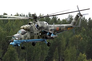 Rusya Hava Kuvvetleri'ne ait bir Mil Mi-24