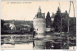 The château of le Loup Pendu, circa. 1900