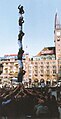 Pilar de sis à Copenhaguen, par les Castellers de Vilafranca, 1996.